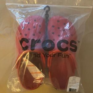 Red Crocs Classic Clogs